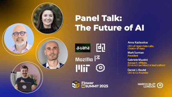 Panel Talk: The Future of AI, Mark Surman, Anna Kazlauskas, Gabriele Mazzini, Daniel J. Beutel