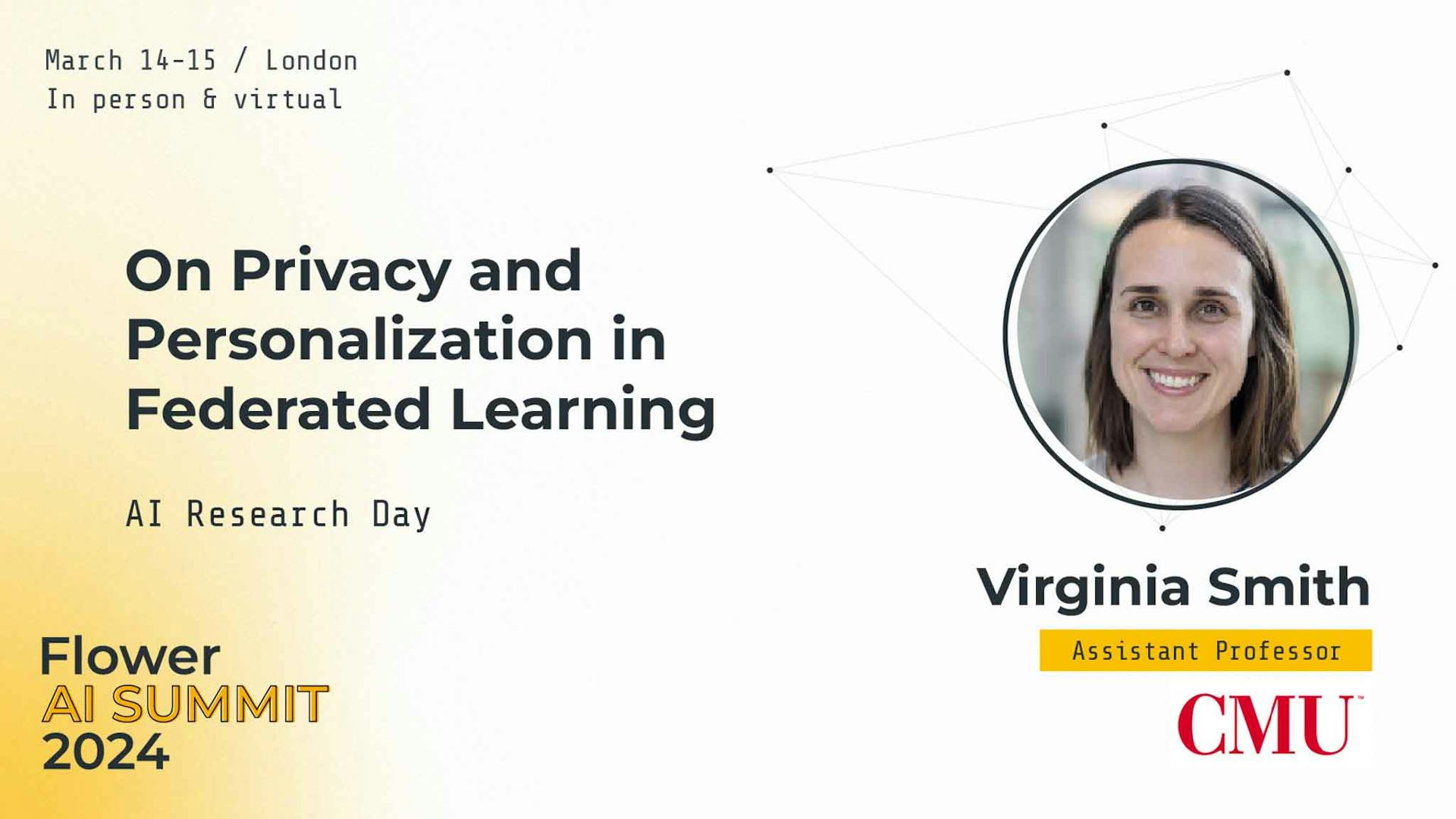 On Privacy and Personalization in Federated Learning, by Virginia Smith