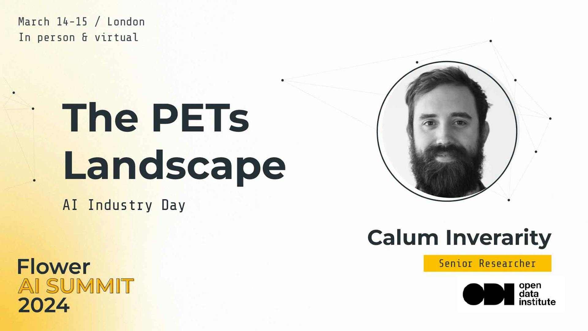 The PETs Landscape, by Calum Inverarity