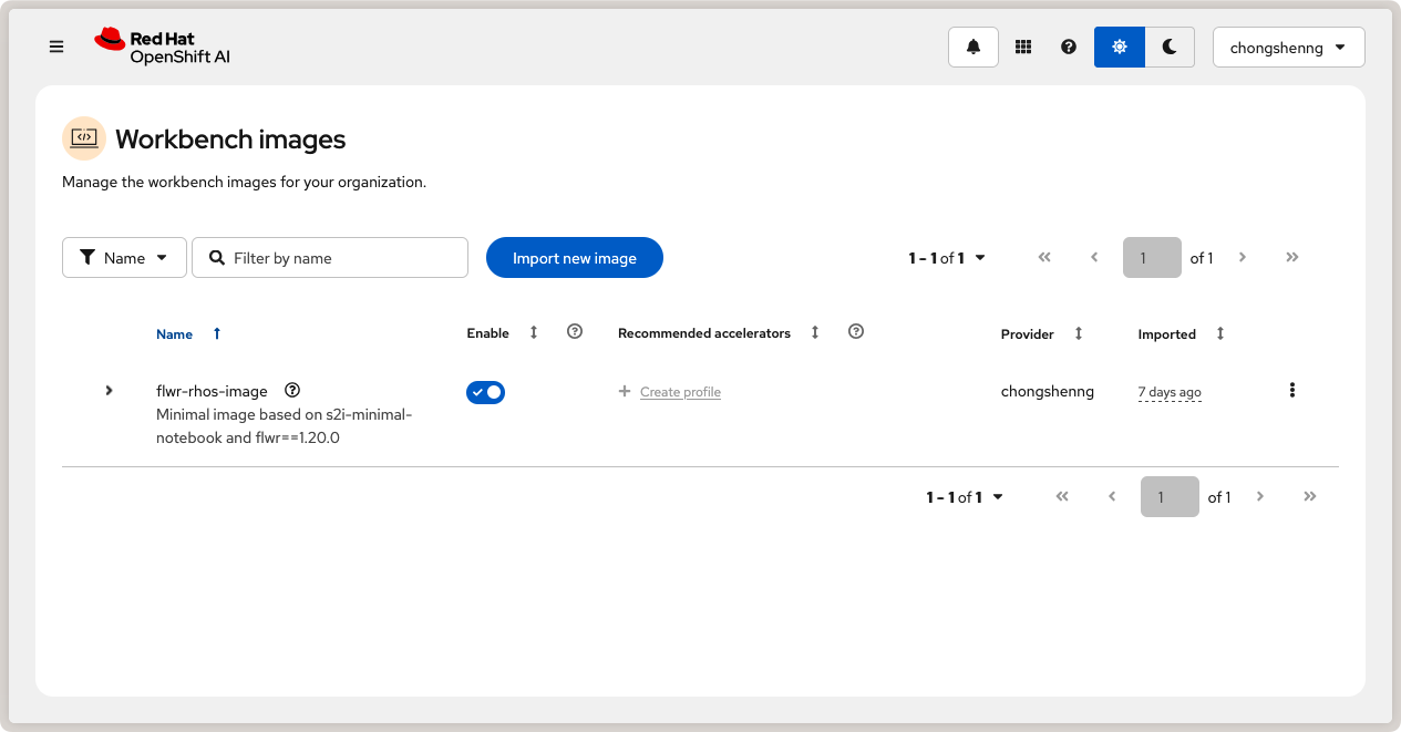 Custom OpenShift AI workbench image with Flower